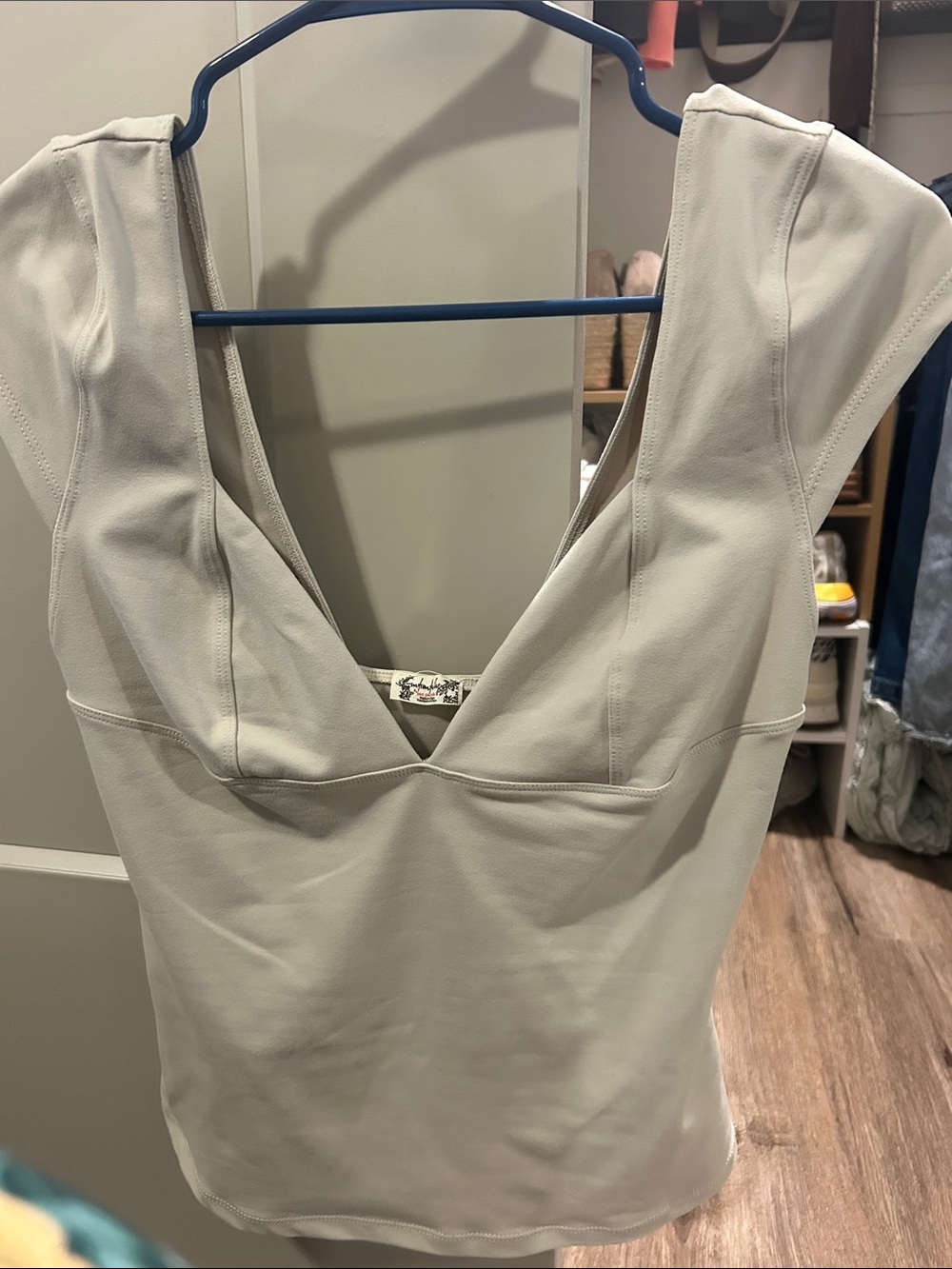 Free People Duo Corset Plunge Cami